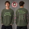 Billy Strings Summer 2026 Tour Merch Rat Tee With Dates Tie Dye T-Shirt