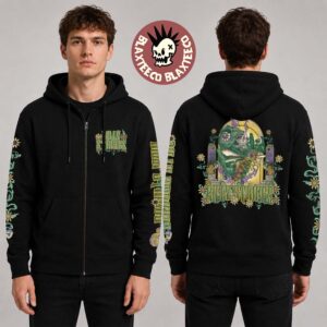 Billy Strings Summer 2026 Tour Merch Cicada Rider Zip Up Hoodie