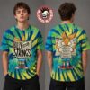 Billy Strings Summer 2026 Tour Merch Rat Tee With Dates Tie Dye T-Shirt