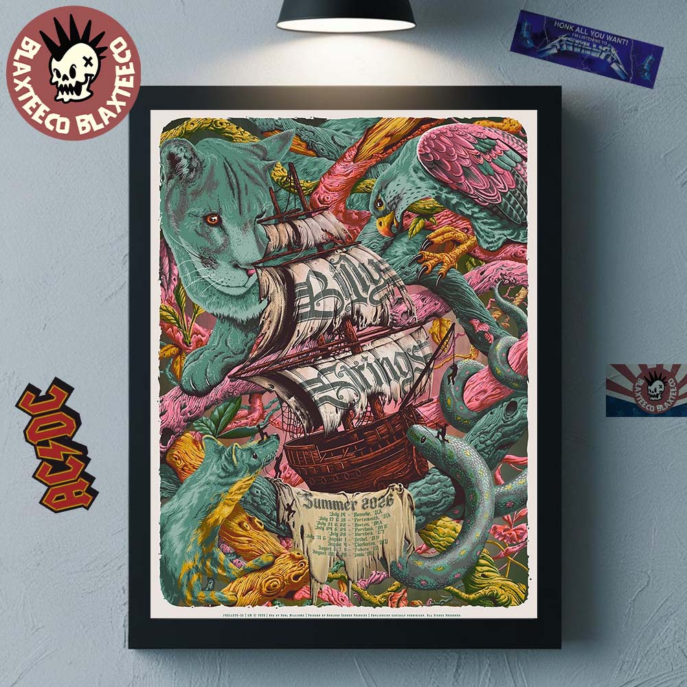 Billy Strings Summer 2026 Tour North America Poster Art By Neal Williams Home Decor Poster Canvas Billy Strings Summer 2026 Tour North America Poster Art By Neal Williams Home Decor Poster Canvas