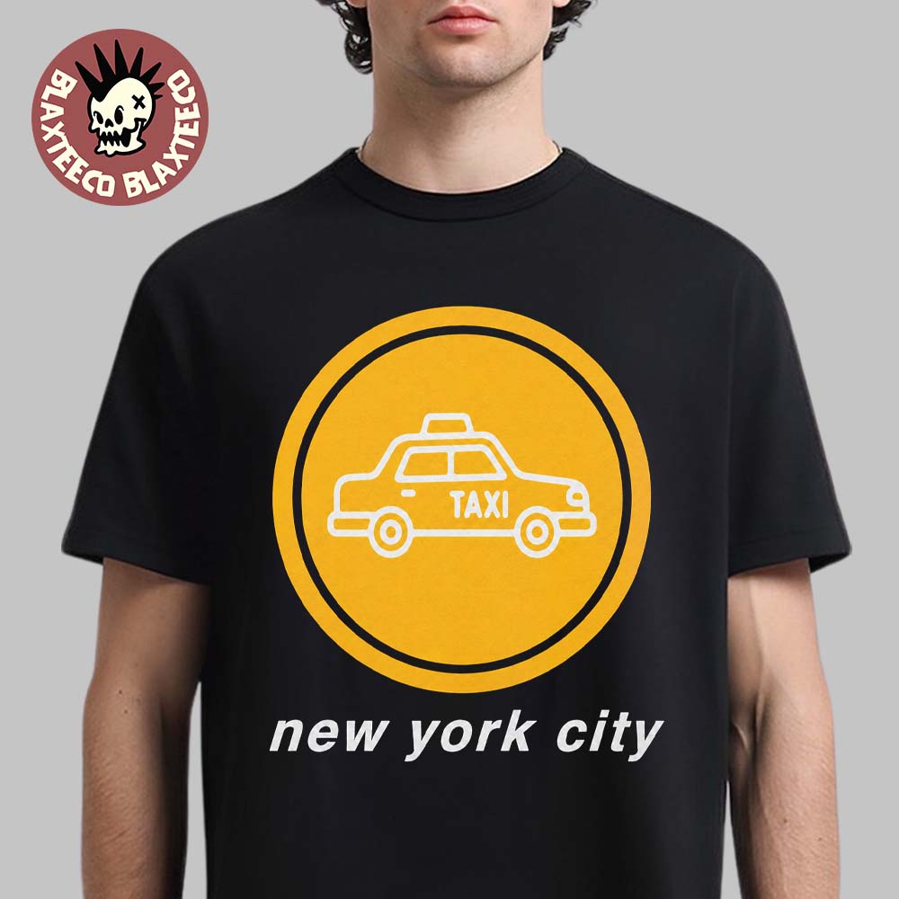 Blink-182 2026 Take Off Your Pants and Jacket Anniversary Pop Up Shop Merch New York City Taxi T-Shirt Blink-182 2026 Take Off Your Pants and Jacket Anniversary Pop Up Shop Merch New York City Taxi T-Shirt