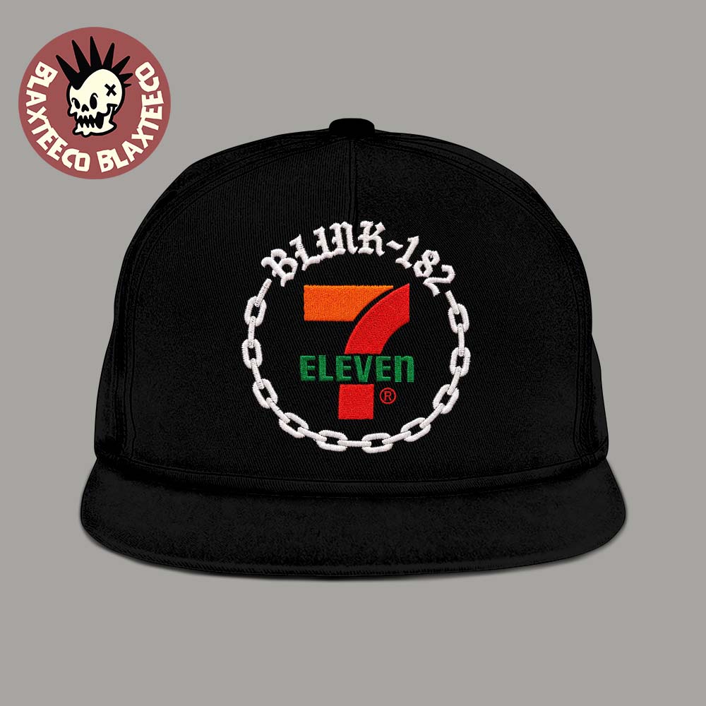 Blink-182 X 7-Eleven San Diego Comic-Con 2026 Exclusive Merch Logo Snapback Hat Blink-182 X 7-Eleven San Diego Comic-Con 2026 Exclusive Merch Logo Snapback Hat