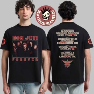 Bon Jovi Forever Tour 2026 Merch Band Photo T-Shirt