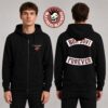 Bon Jovi Forever Tour 2026 Merch New York City Madison Square Garden From July 7 To 26 2026 Heart and Dagger Red T-Shirt