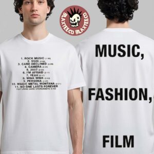 Charli XCX Lollapalooza Chicago 2026 Exclusive Merch Tee Music Fashion Film Tracklist T-Shirt