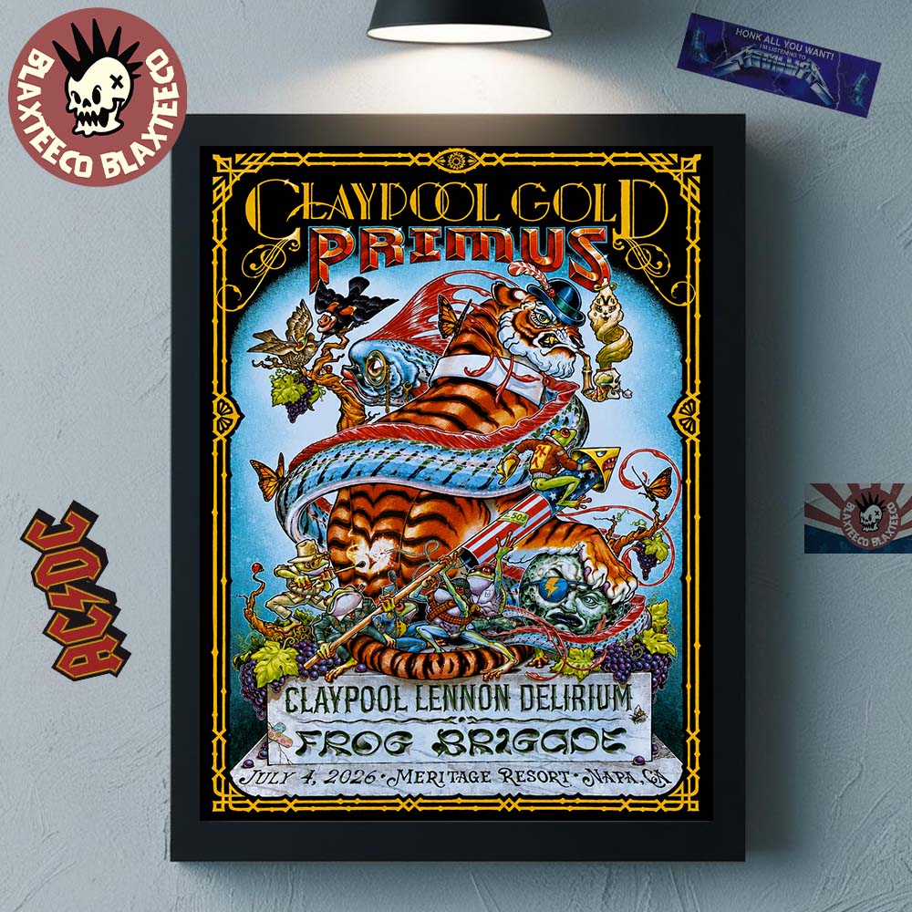 Claypool Gold Primus Claypool Lennon Delirium And Frog Brigade