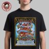 Acid Bath 2026 EU And UK Tour Merch Green Skull With Dates Back T-Shirt