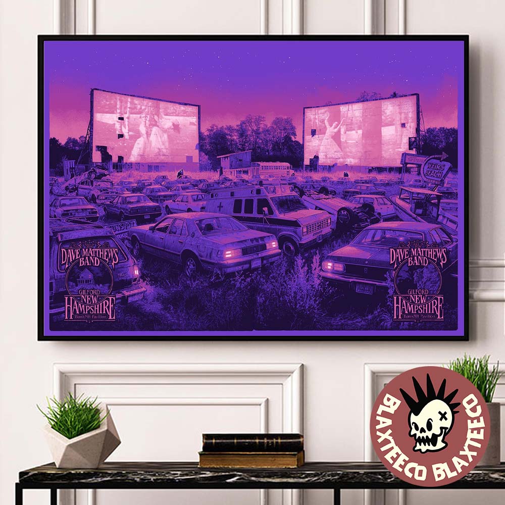 Dave Matthews Band Gilford New Hampshire 2026 Day 1 And 2 Combined Set Venue Poster At BankNH Pavilion On July 14 15 2026 Poster Canvas Dave Matthews Band Gilford New Hampshire 2026 Day 1 And 2 Combined Set Venue Poster At BankNH Pavilion On July 14 15 2026 Poster Canvas