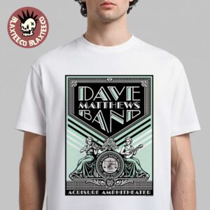 Dave Matthews Band Grand Rapids Michigan 2026 Event Poster At Acrisure Amphitheater On July 8 2026 T-Shirt