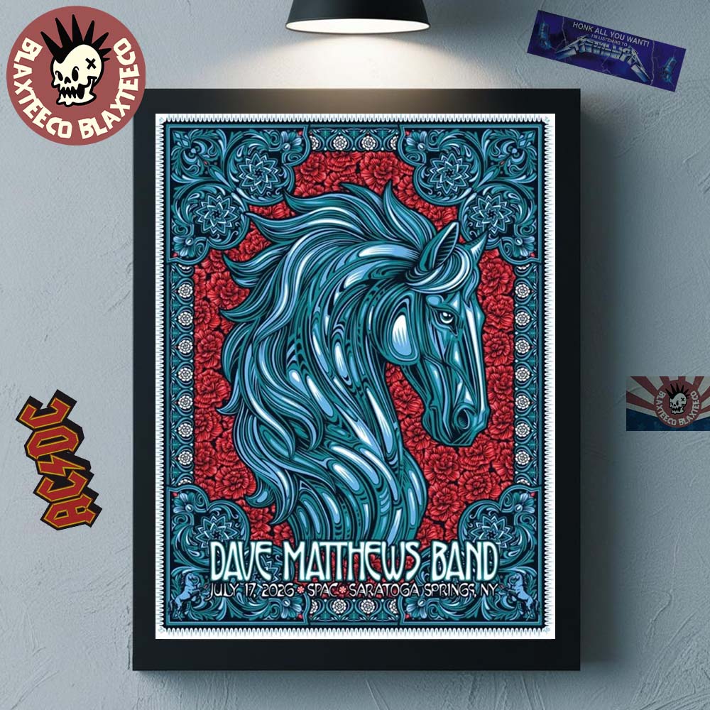 Dave Matthews Band Saratoga Springs New York 2026 Event Poster On July 17 2026 Home Decor Poster Canvas Dave Matthews Band Saratoga Springs New York 2026 Event Poster On July 17 2026 Home Decor Poster Canvas