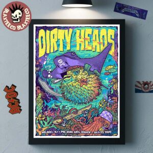 Dirty Heads Holmdel New Jersey 2026 Event Poster At PNC Bank Arts Center On July 23 2026 Home Decor Poster Canvas