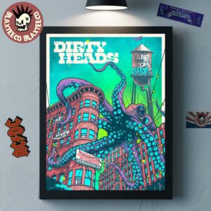Dirty Heads Syracuse New York 2026 Event Poster At Empower FCU Amphitheater at Lakeview On July 19 2026 Home Decor Poster Canvas