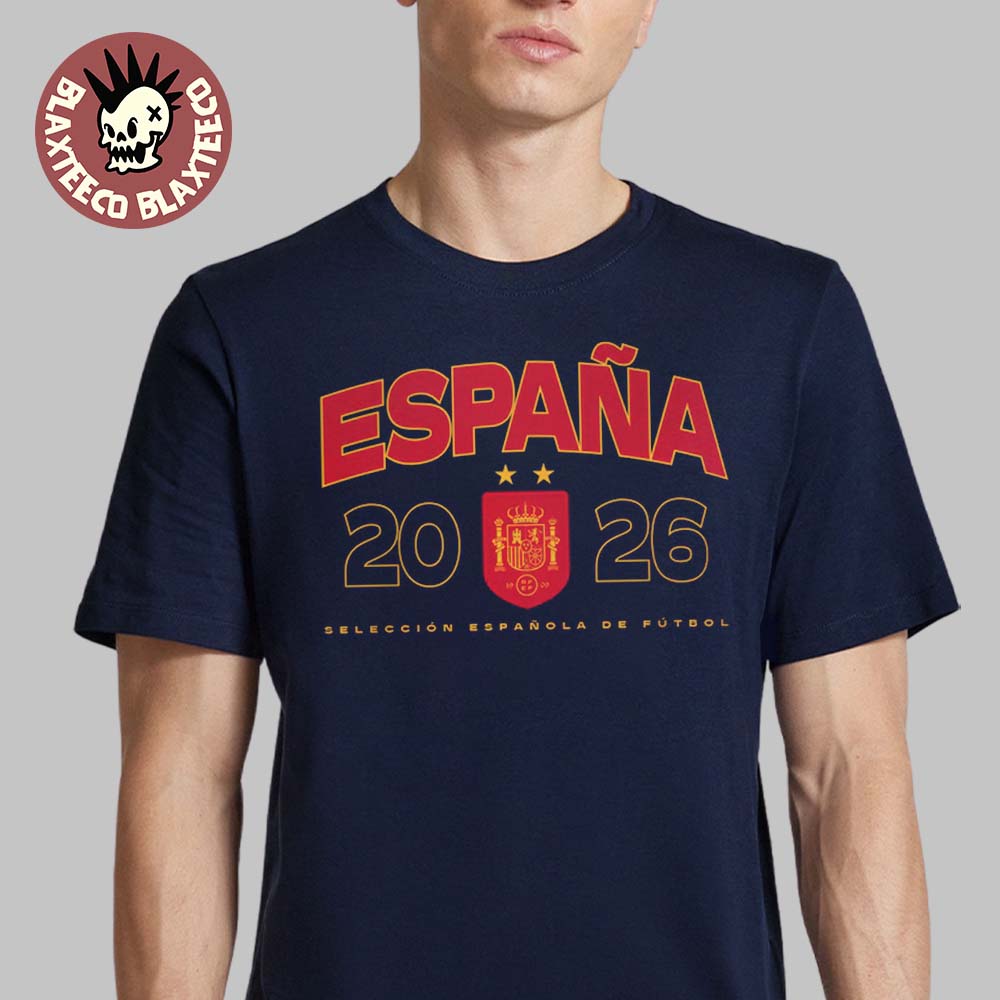 Espana Spain National Team 1863FC 2026 FIFA World Cup Champions 2 Stars T-Shirt Espana Spain National Team 1863FC 2026 FIFA World Cup Champions 2 Stars T-Shirt