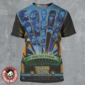 Estrelas Do Rock 2026 Festival Gig Poster At Bookstock Stadium On July 11 2026 All Over Print Shirt