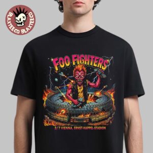 Foo Fighters Vienna Austria 2026 Exclusive City Tee At Ernst Happel Stadion On 3 July 2026 T-Shirt