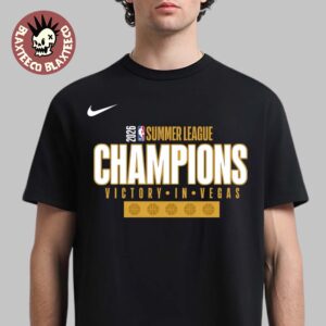 Golden State Warriors 2026 NBA Summer League Champions Victory In Vegas Nike Locker Room T-Shirt