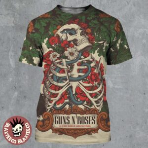 Guns N Roses Raleigh North Carolina 2026 Event Poster At Carter Finley Stadium On July 23 2026 All Over Print Shirt