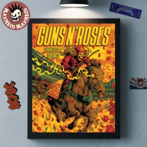 Guns N Roses Saratoga Springs New York 2026 Event Poster