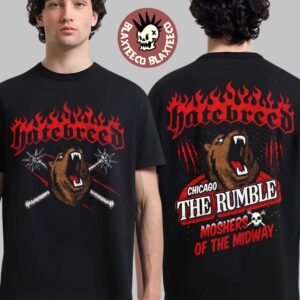Hatebreed Chicago IL The Rumble Festival 2026 Venue Merch Tee At Cobra Lounge Lot On 17 July 2026 Moshers Of The Midway T-Shirt