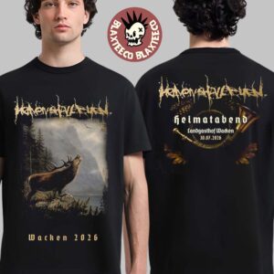 Heaven Shall Burn Wacken Open Air Festival 2026 Exclusive Merch Heimatabend T-Shirt