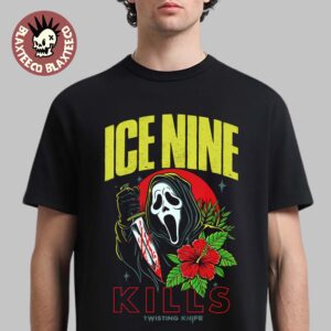 Ice Nine Kills Summer Of Silence 2026 Collection Ghostface Twisting Knife Aloha Sidney Tee