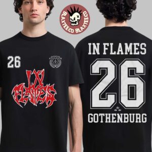 In Flames Summer Tour 2026 Collection Gothenburg Soccer T-Shirt