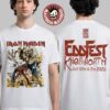 Iron Maiden Eddfest Knebworth 2026 Exclusive Merch On July 10 And 11 2026 50th Anniversary Red T-Shirt