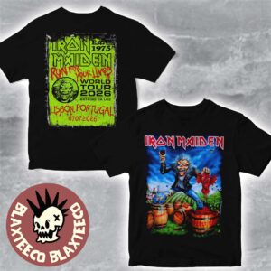 Iron Maiden Lisbon Portugal 2026 Tour Exclusive Event Tee