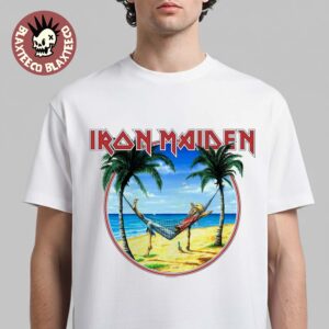 Iron Maiden Summer 2026 Collection Eddie Off Tour At The Beach T-Shirt