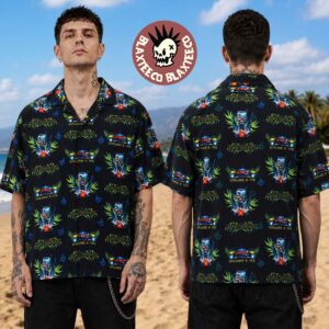 Iron Maiden Summer 2026 Collection Eddie Tropical Somewhere in Time Hawaiian Shirt
