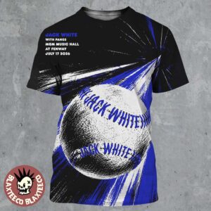 Jack White Boston Massachusetts 2026 Event Poster At MGM Music Hall At Fenway On July 17 2026 All Over Print Shirt