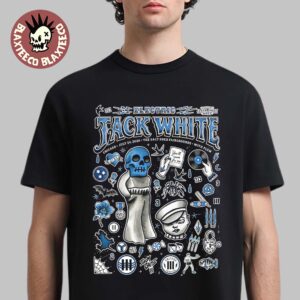 Jack White Chicago 2026 Night 2 Venue Poster At The Salt Shed Fairgrounds On July 24 2026 Unisex T-Shirt