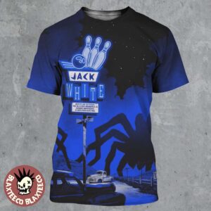 Jack White Indianapolis IN 2026 Event Poster At Everwise Amphitheater At White River Slate Park On July 21 2026 All Over Print Shirt