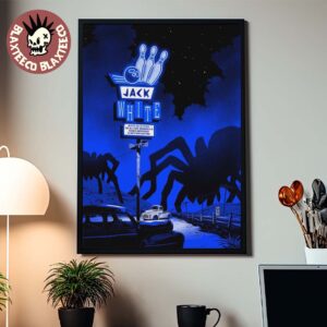 Jack White Indianapolis IN 2026 Event Poster At Everwise Amphitheater At White River Slate Park On July 21 2026 Decor Poster Canvas