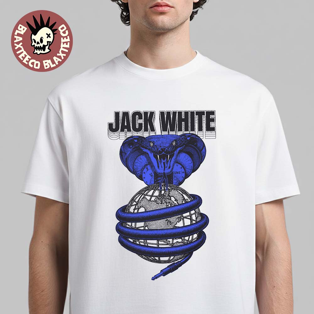 Jack White No Name Tour 2026 Merch Snake T-Shirt Jack White No Name Tour 2026 Merch Snake T-Shirt