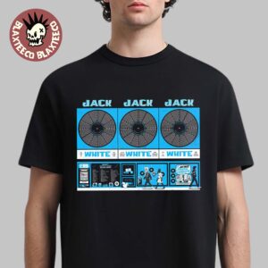 Jack White Toronto Ontario Canada 2026 Event Poster At RBC Amphitheatre On July 14 2026 Record Stores Tribute T-Shirt