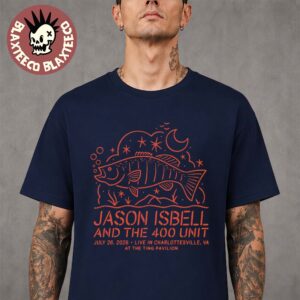Jason Isbell And The 400 Unit Charlottesville Virginia 2026 Event Tee At Ting Pavillion On July 26 2026 Unisex T-Shirt
