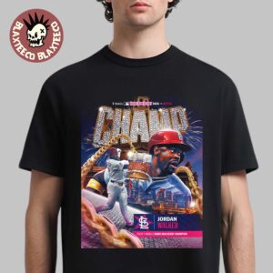 Jordan Walker St. Louis Cardinals MLB 2026 T-Mobile Home Run Derby Champion T-Shirt