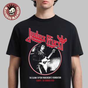 Judas Priest Faithkeepers Europe UK Summer 2026 Tour Merch Glenn Tipton Foundation 2026 T-Shirt