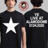 Kanye West Ye Live At Alamodome 2026 Merch Tee In San Antonio Texas 4th Of July Red Mask T-Shirt