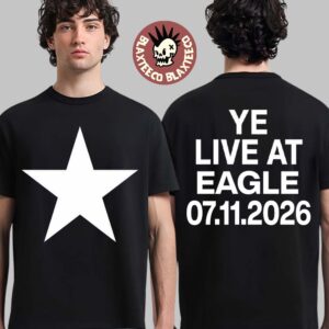 Kanye West Ye Live At Eagle Stadium 2026 Exclusive Tee In Tirana Albania On July 11 2026 Star T-Shirt