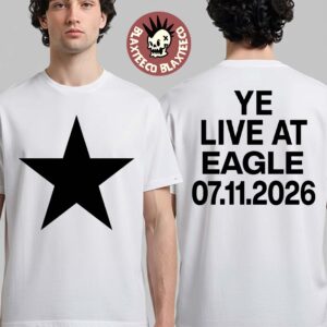 Kanye West Ye Live At Eagle Stadium 2026 Exclusive Tee In Tirana Albania On July 11 2026 Star T-Shirt