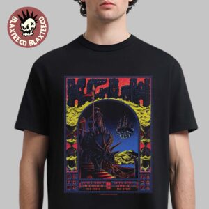 King Gizzard And The Lizard Wizard Field Of Vision US Tour 2026 Bootleg Poster For Shows In Bueno Vista Colorado And Queens New York On August 2026 T-Shirt