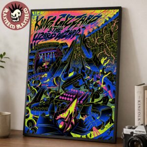 King Gizzard And The Lizard Wizard Forest Hills New York 2026 Event Poster At Forest Hills Stadium From August 20 To 23 2026 I Drink Lakes Of Motor Oil Poster Canvas