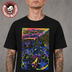 King Gizzard And The Lizard Wizard Forest Hills New York 2026 Event Poster At Forest Hills Stadium From August 20 To 23 2026 I Drink Lakes Of Motor Oil T-Shirt