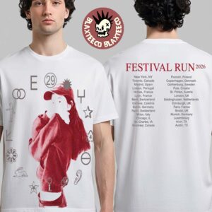 Lorde Festival Run 2026 Merch Portrait T-Shirt