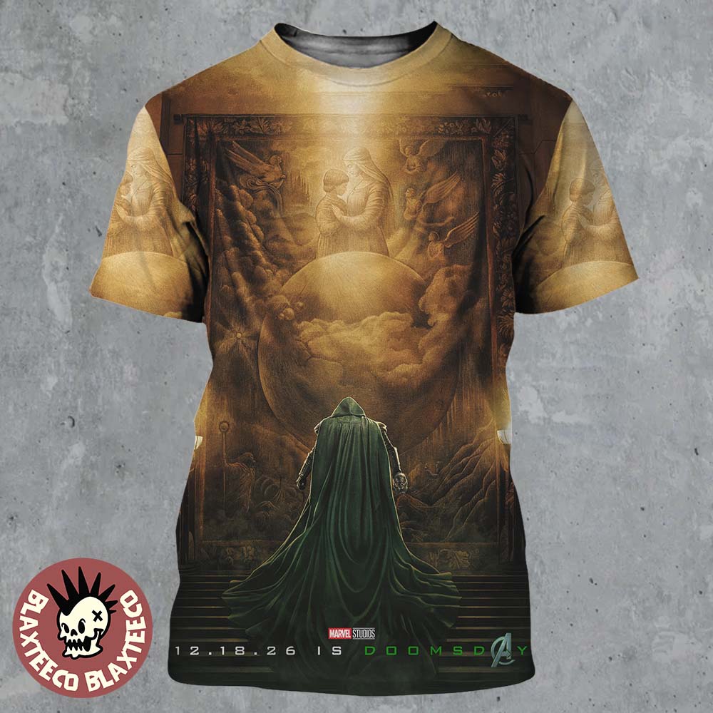 Marvel Avengers Doomsday 2026 Official Poster The Vengeance Begins December 18 2026 All Over Print Shirt Marvel Avengers Doomsday 2026 Official Poster The Vengeance Begins December 18 2026 All Over Print Shirt