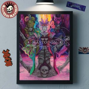 Mastodon Marrow Deep New Album Cover Art Home Decor Poster Canvas