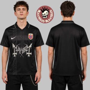Mayhem Noirway Nike Norway Football Team Black Football Jersey