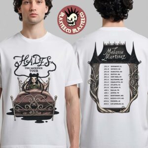Melanie Martinez Hades The Sacrifice Tour 2026 Merch Baby In Bed With Dates T-Shirt
